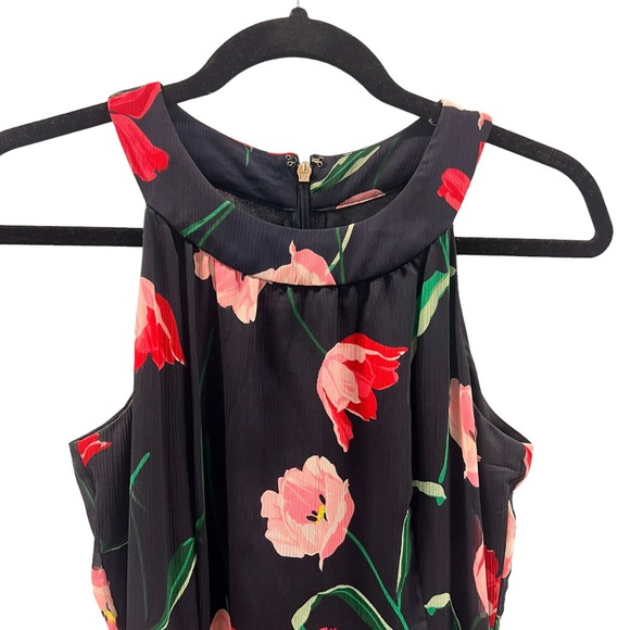 TOMMY HILFIGHER Printed Chiffon Tier Maxi Dress Women’s size 4 - Picture 5 of 9